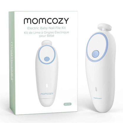 Baby Nagelfeile Elektrisch, Sanfter Baby Nageltrimmer Elektrisch Wiederaufladbar, Baby Nagelknipser Elektrisch, 7 Schleifkopf Ersatzpads