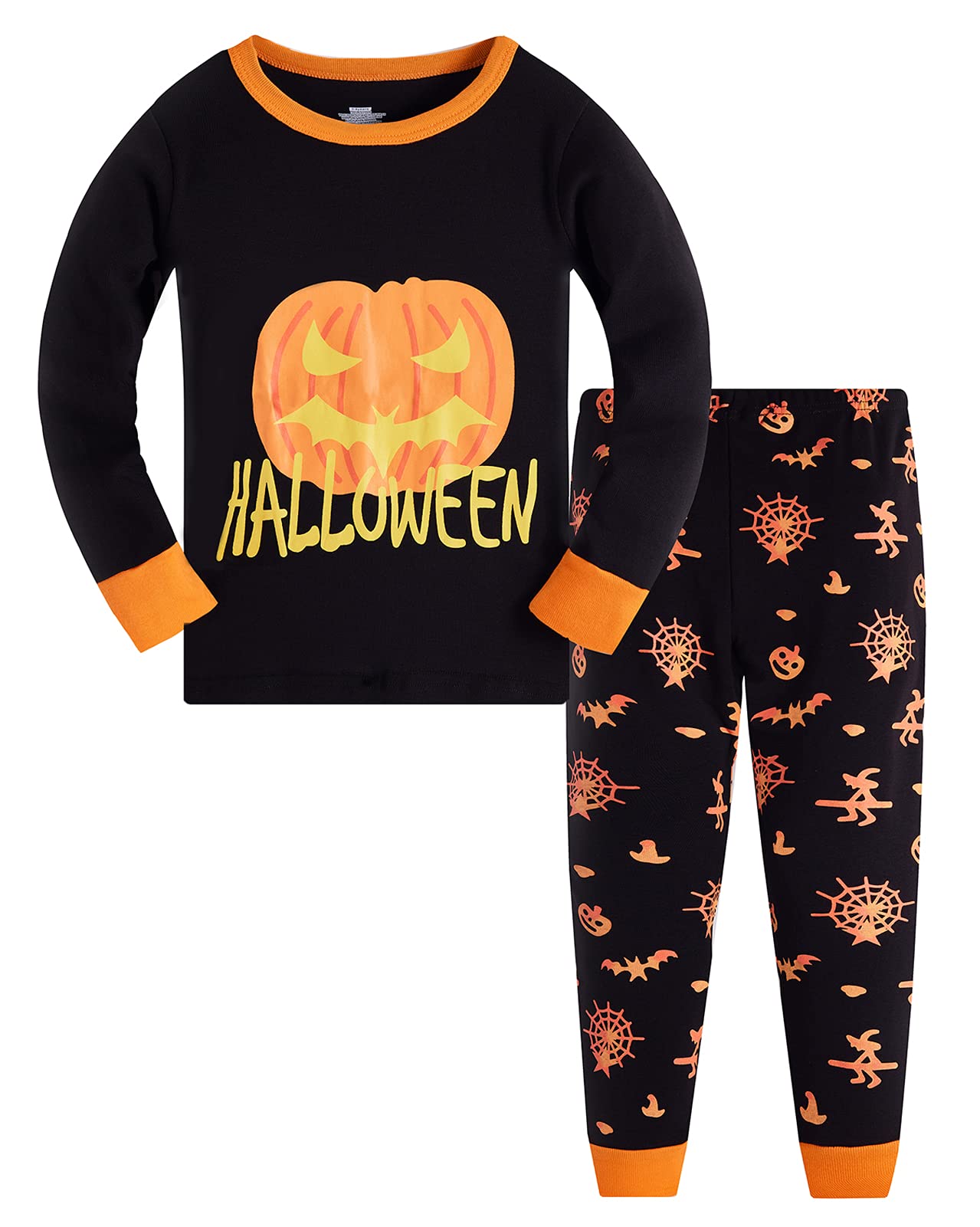 Jungen Pyjamas, Dinosaurier Langarm Zweiteiler Pyjama, Kinder Baumwolle Pyjama Set, Winter, Weihnachten Nachtwäsche, Größe 1–12 Jahre