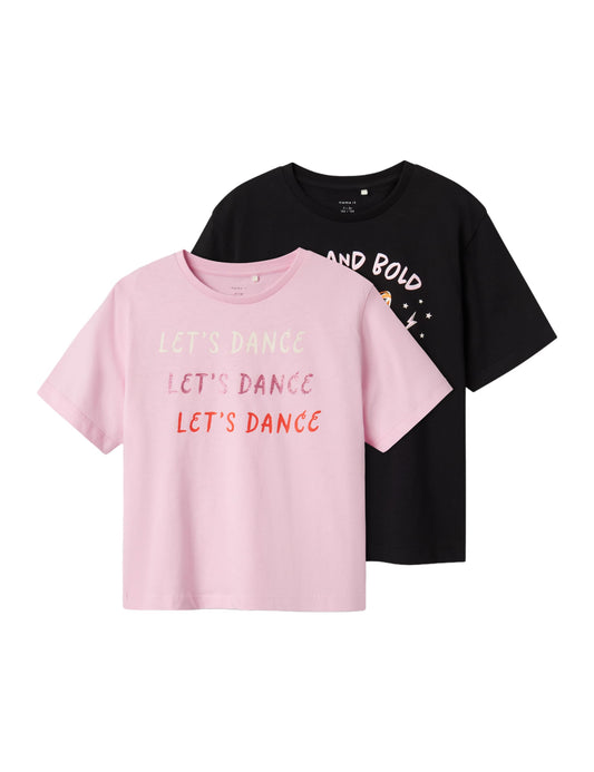 Name it kids Mädchen Nkfbetria 2P Ss Nreg Top Pb (2er Pack)