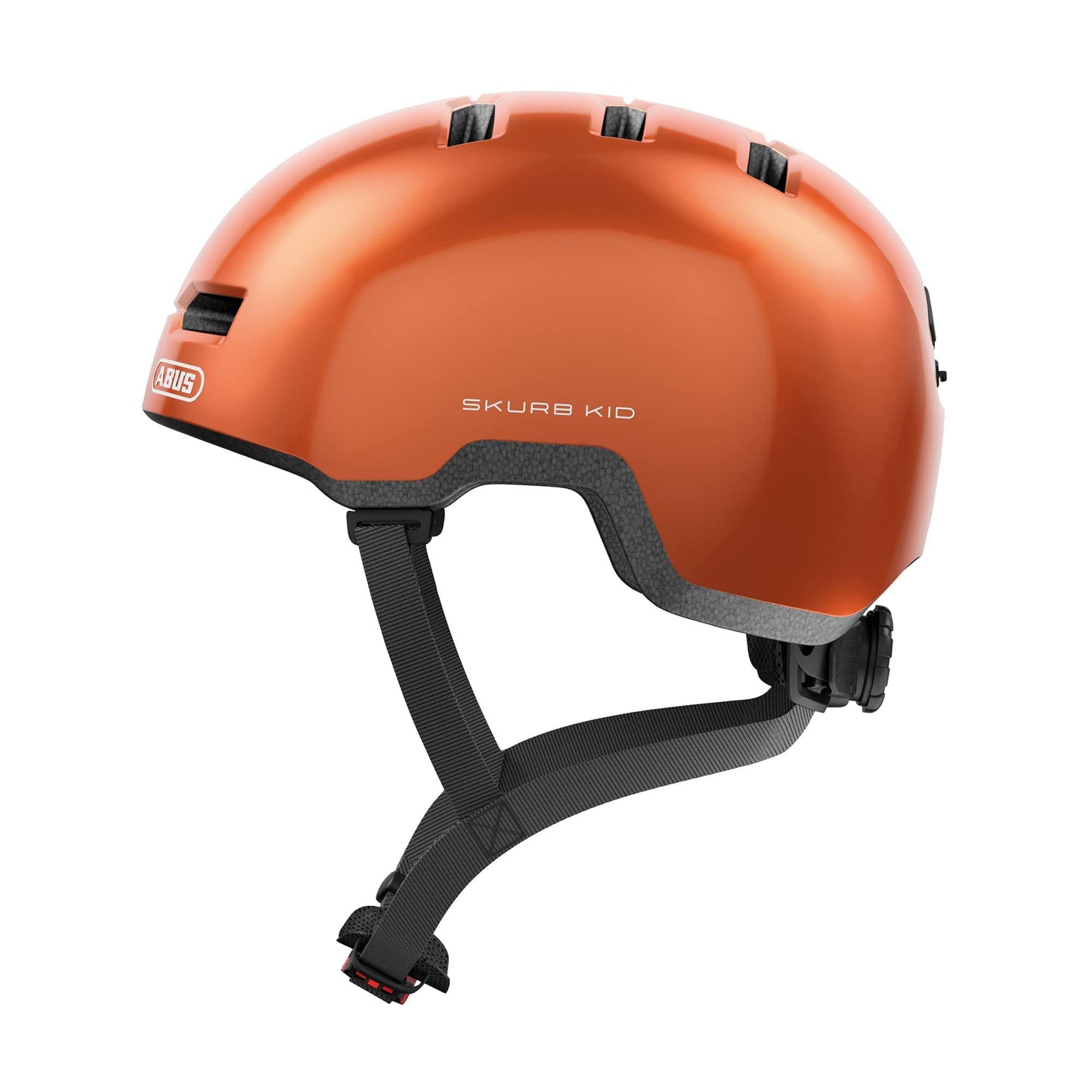 ABUS Skurb Kid Children's Helmet - Robust Bicycle Helmet in Skater Look with Space for a Braid and Various Designs - for Girls and Boys