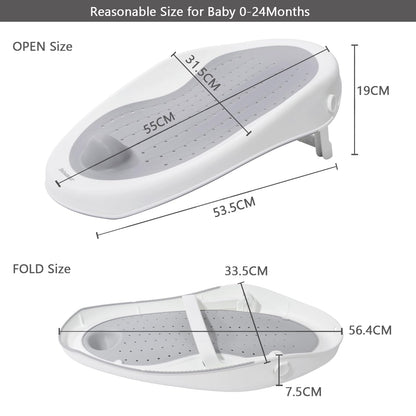 Bebamour Baby Bath Seat 6 Months + Child Bathtub Non-Slip Bath Chair, Water Jug