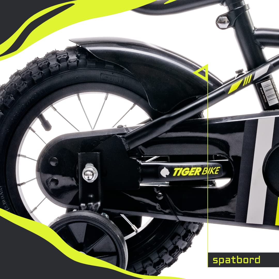sun baby Jungenfahrrad Kinderfahrrad 14 und 16 Zoll Jungen Tiger Tracker Bike Leicht Stützräder mit Schubstange ab 2-6 Jahre BMX Fahrrad Kinder - Meloni2