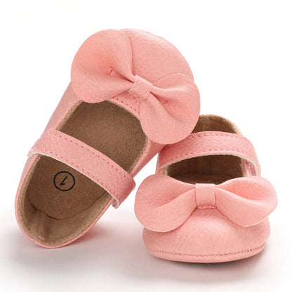 LACOFIA Babyschuhe Mädchen rutschfest Bowknot Prinzessin Krabbelschuhe