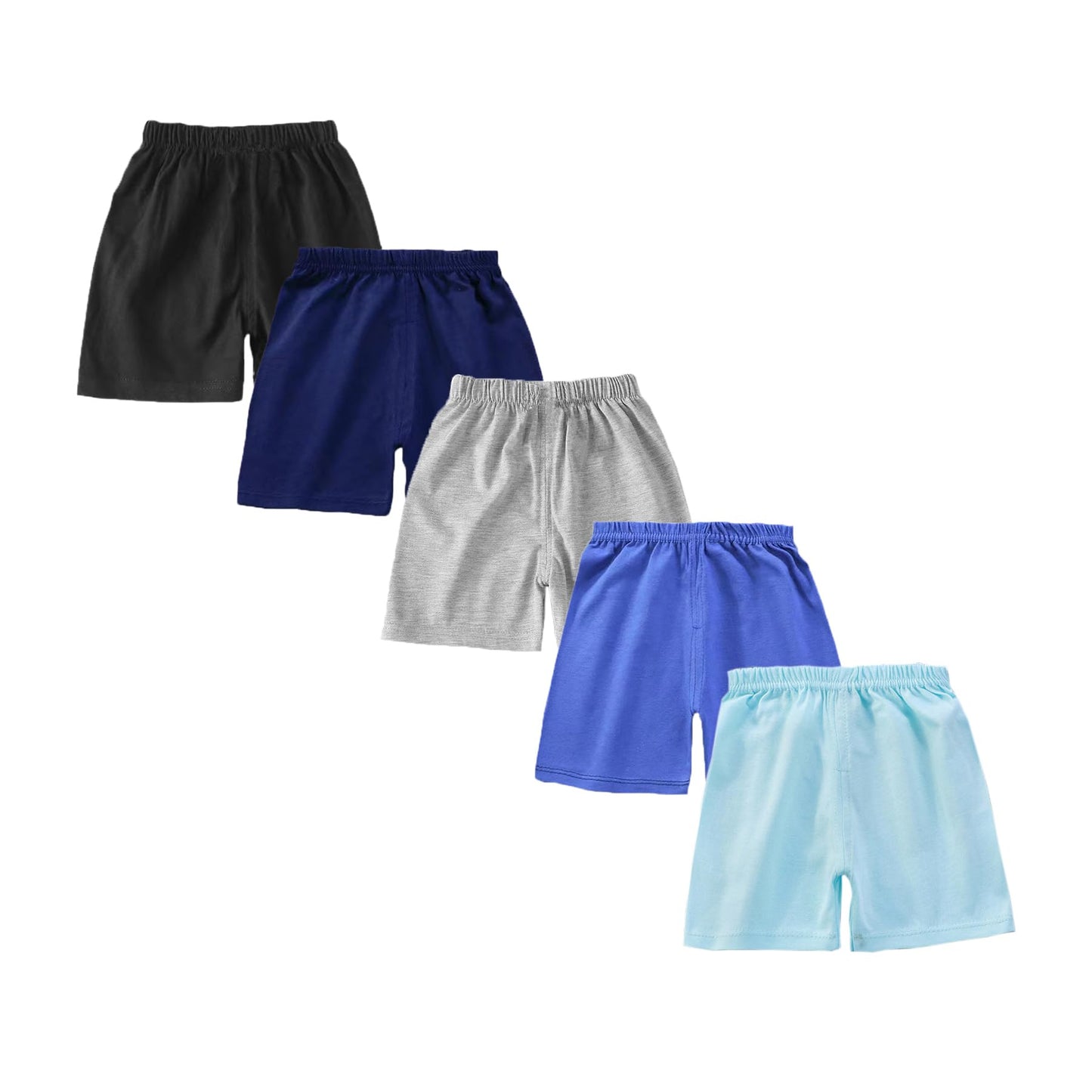 Baby Junge Baumwolle Shorts-Unisex Kleinkind Baby Sommer Kurze Hosen für Jungen Kinder Sommer Kleidung,6er-Set Multi-Packs 1-5 Jahre