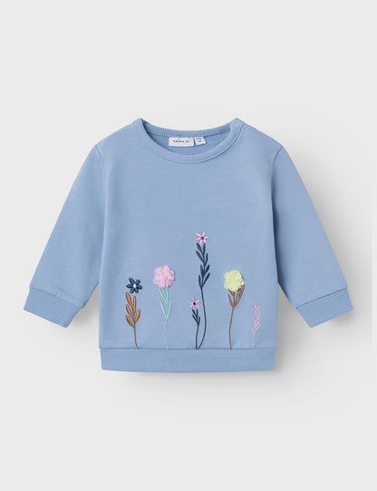 NAME IT Baby-Mädchen Nbfkamine Ls Sweat Unb Sweatshirt