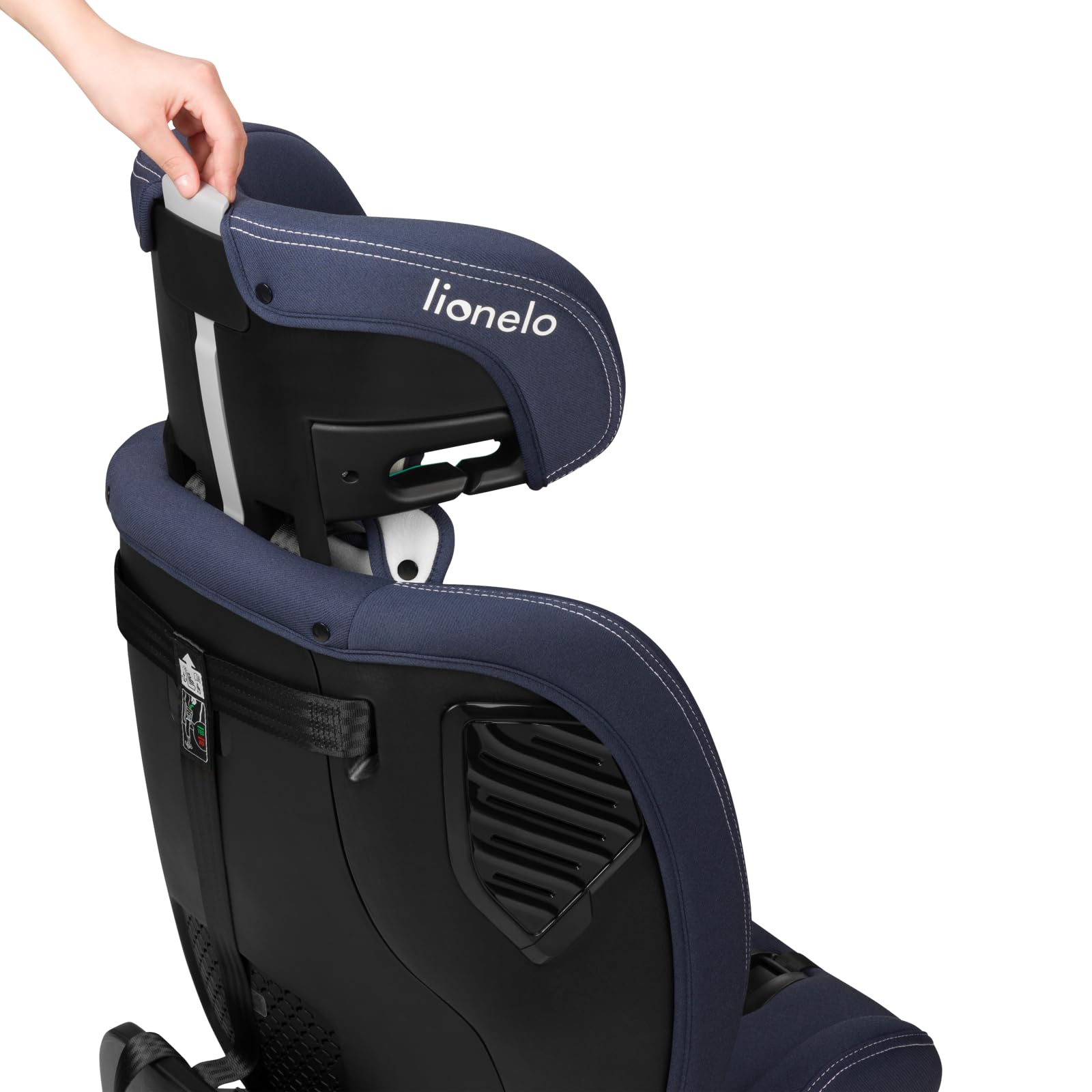 LIONELO Bastiaan i-Size One 360o drehbarer Autositz für Kinder von 40-150 cm, Montage in Fahrtrichtung und entgegen der Fahrtrichtung möglich, ISOFIX Pas TopTether Einstellbare Rückenlehne - Meloni2