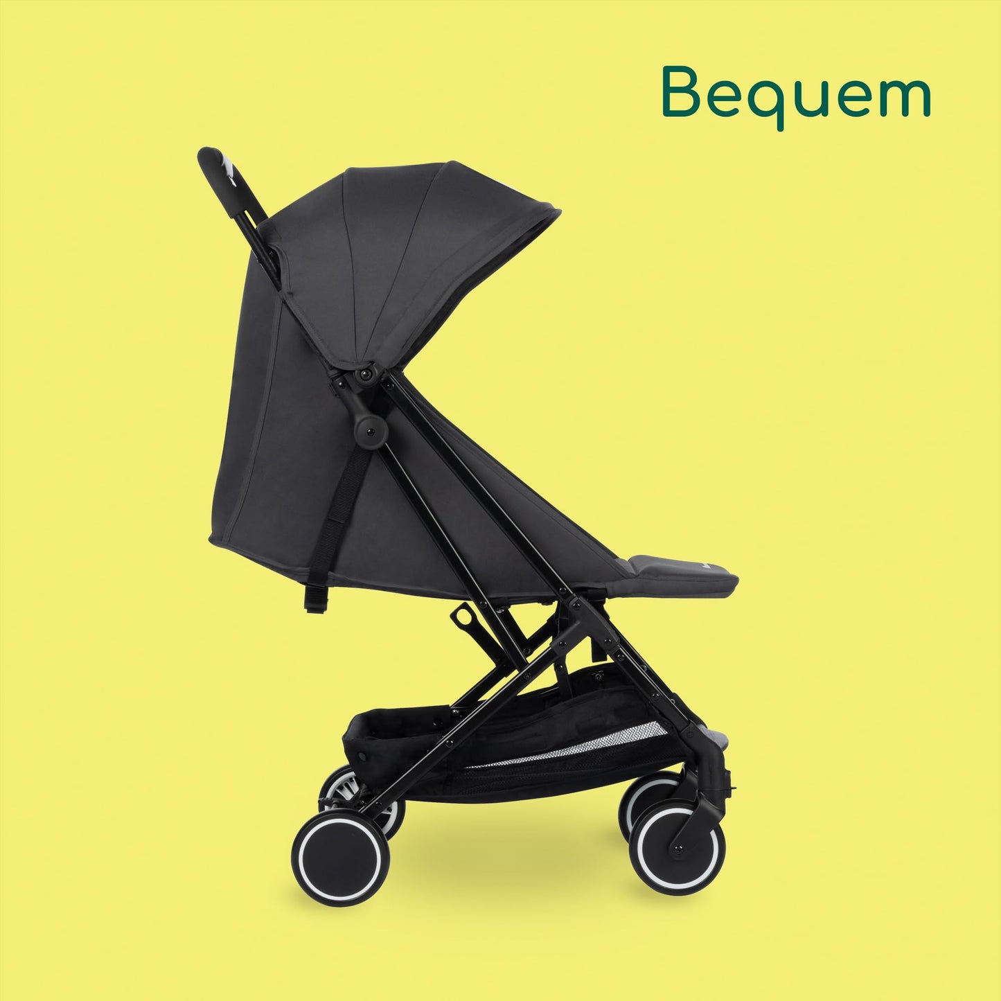 Bebeconfort Soko Superkompakter Kinderwagen, Bequem, Leichtgewich, Einfaches und Kompaktes Falten, 0 Monate bis 3,5 Jahre, 0-15 kg, Mineral Green
