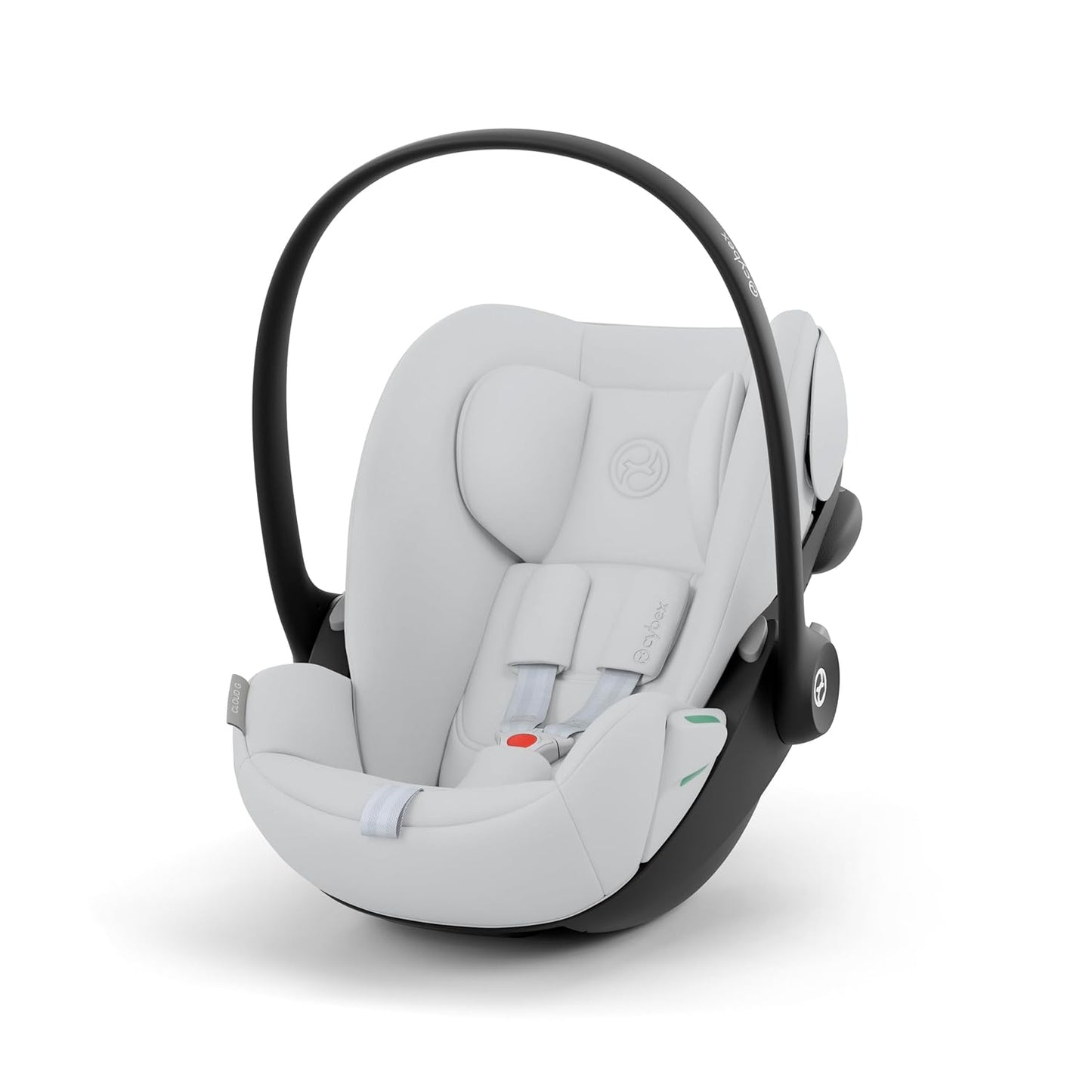 CYBEX Gold Babyschale Cloud G i-Size Comfort, Inkl. Neugeboreneneinlage, Ab Geburt bis ca. 24 Monate, Für Kinder ab 40 cm bis 87 cm, Max. 13 kg, Moon Black - Meloni2