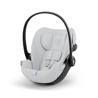 CYBEX Gold Babyschale Cloud G i-Size Comfort, Inkl. Neugeboreneneinlage, Ab Geburt bis ca. 24 Monate, Für Kinder ab 40 cm bis 87 cm, Max. 13 kg, Moon Black - Meloni2