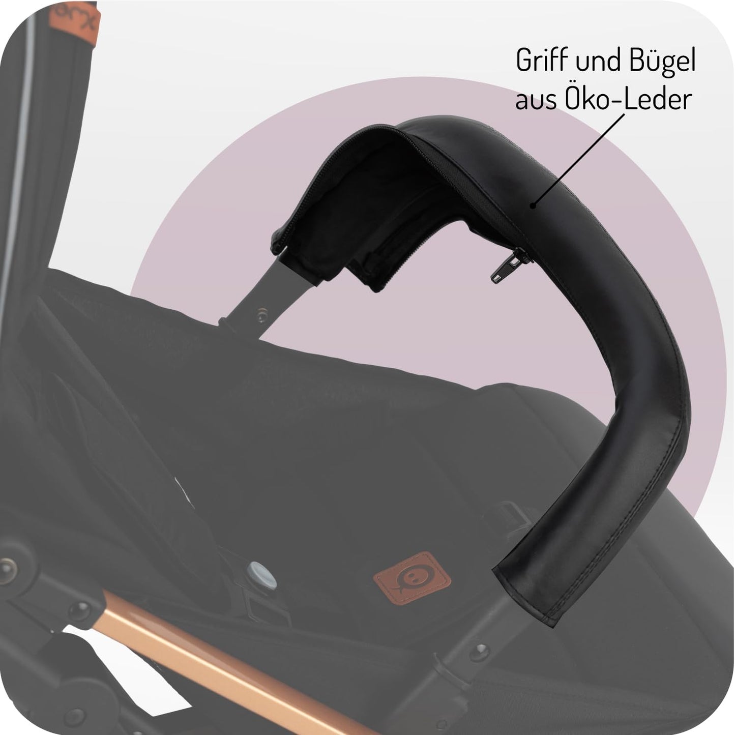 MoMi ESTELLE Reise Buggy Klein Zusammenklappbar - Kinderwagen Klappbar für Kinder bis 15kg ab 6 Monaten - Reisebuggy mit Liegefunktion - Kinderbuggy Leicht 7,5kg - 5-Punkt-Sicherheitsgurt
