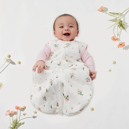 Duomiaomiao 3.5 Tog Baby Sleeping Bag, 100% Cotton Baby Sleeping Bag, Winter, Girls Newborn, Boys Sleeping Bag, Warm Newborn Children (100)