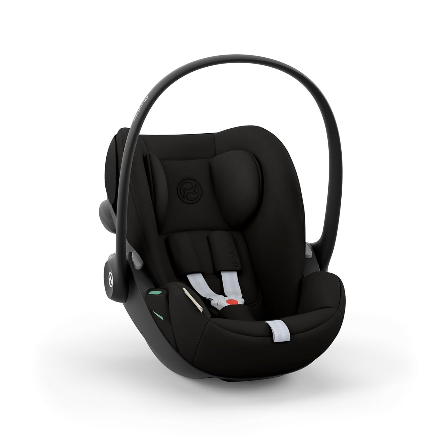 CYBEX Gold Babyschale Cloud G i-Size Comfort, Inkl. Neugeboreneneinlage, Ab Geburt bis ca. 24 Monate, Für Kinder ab 40 cm bis 87 cm, Max. 13 kg, Moon Black - Meloni2