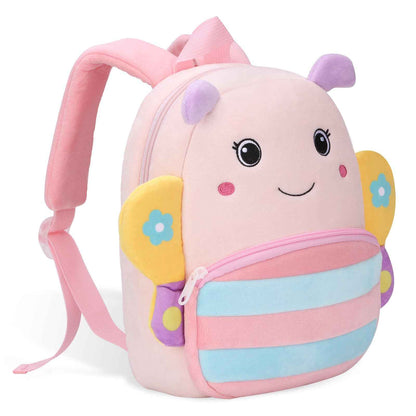 Kinderrucksack Kinder Mini Schulrucksack Tiere Kindergartentasche fur Jungen Madchen Kleinkind (Rosa Kuh)