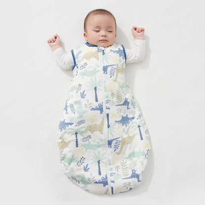 Duomiaomiao 3.5 Tog Baby Sleeping Bag, 100% Cotton Baby Sleeping Bag, Winter, Girls Newborn, Boys Sleeping Bag, Warm Newborn Children (100)