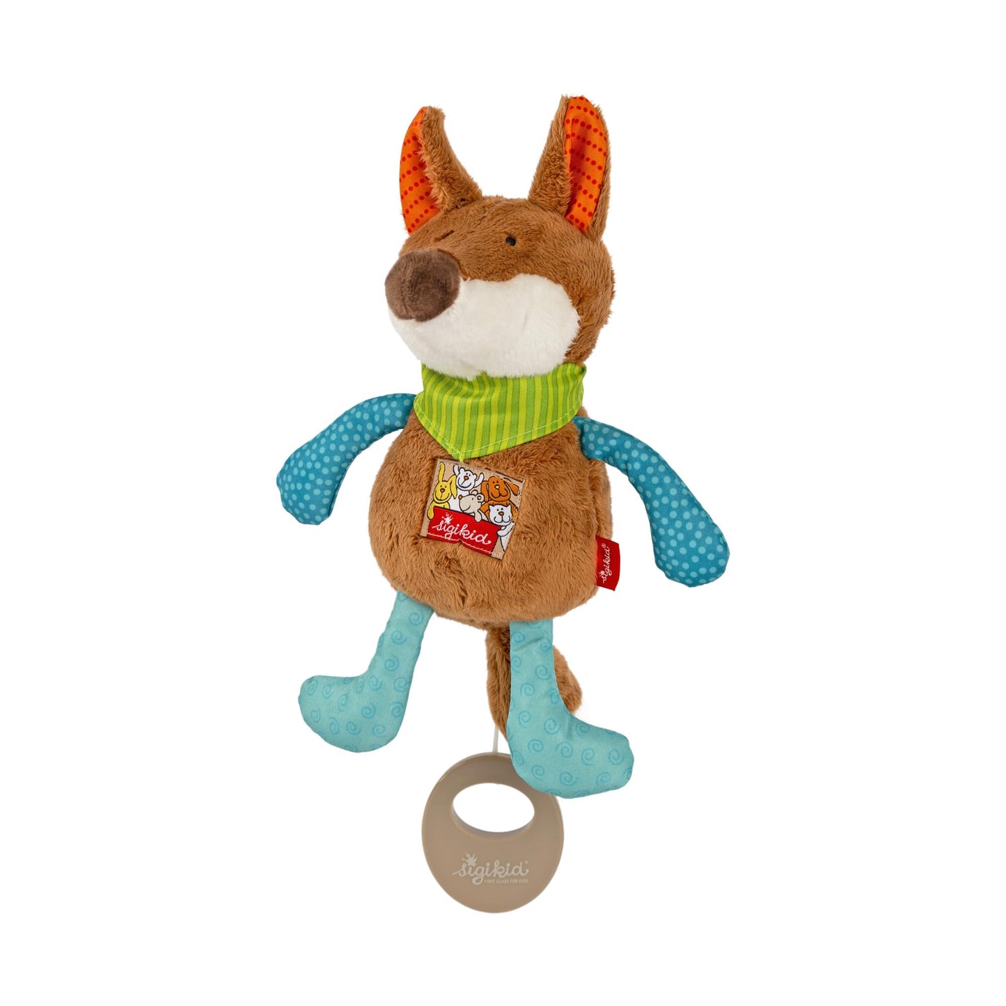 SIGIKID 40356 Spieluhr Hase Musik Mädchen und Jungen Babyspielzeug empfohlen ab Geburt mehrfarbig