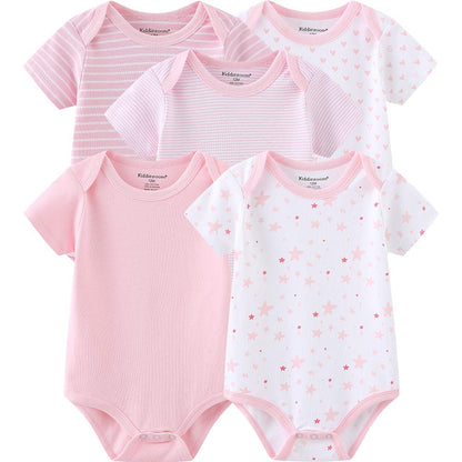 Kiddiezoom Unisex Babyhose für Mädchen Jungen Baby Jogginghose, 4er-Pack