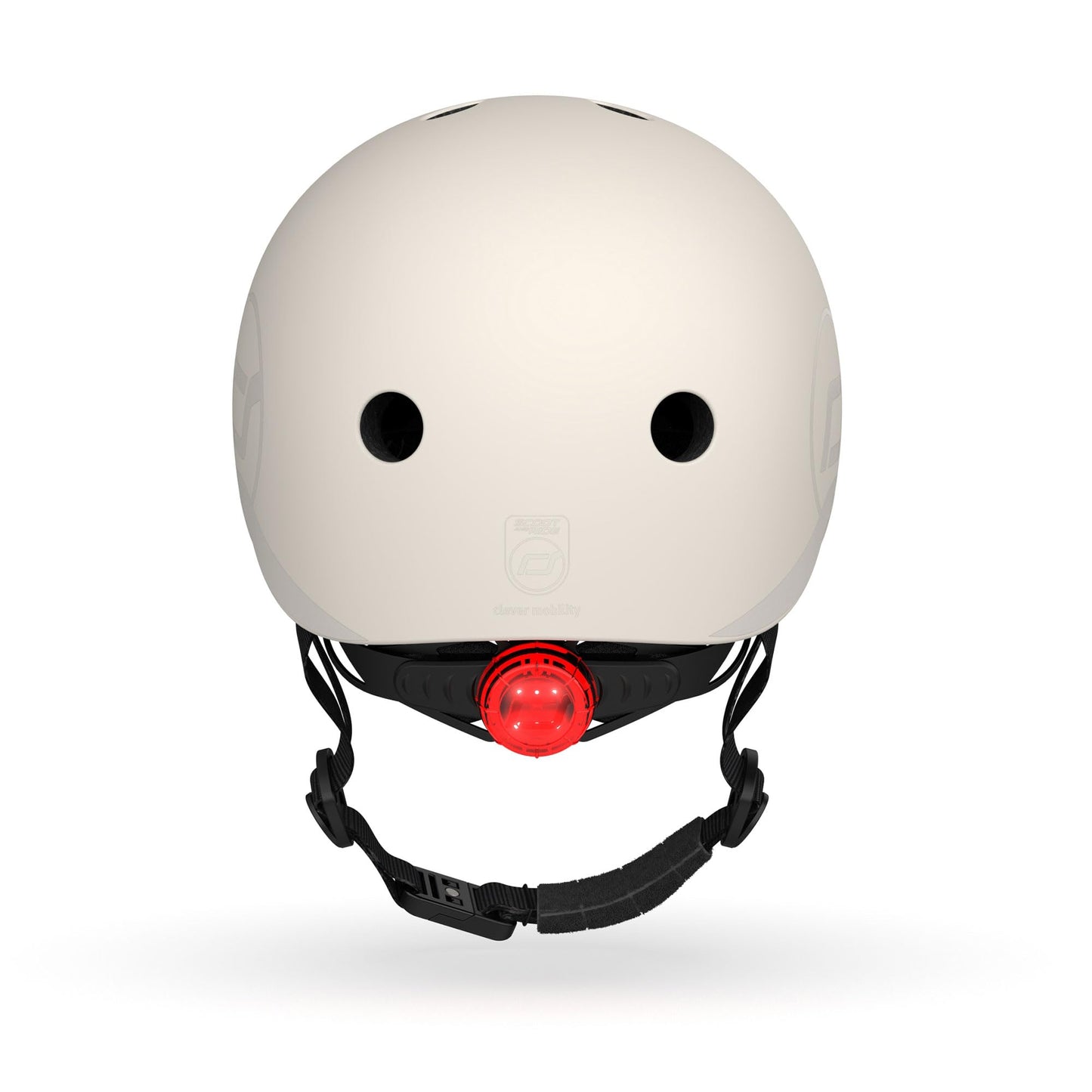 Scoot and Ride Baby Helmet with Adjustable Straps - Matte Finish - Small and Medium - Includes LED Safety Light and Soft Fleece Padding for Extra Protection