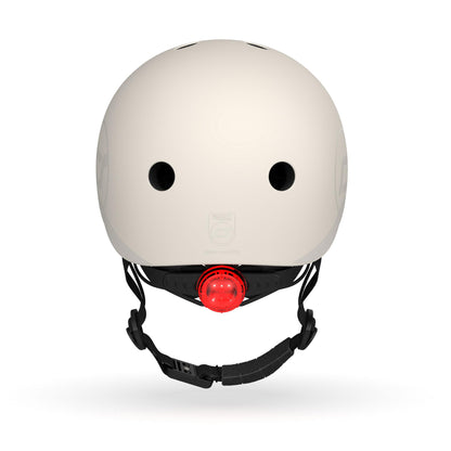 Scoot and Ride Baby Helmet with Adjustable Straps - Matte Finish - Small and Medium - Includes LED Safety Light and Soft Fleece Padding for Extra Protection