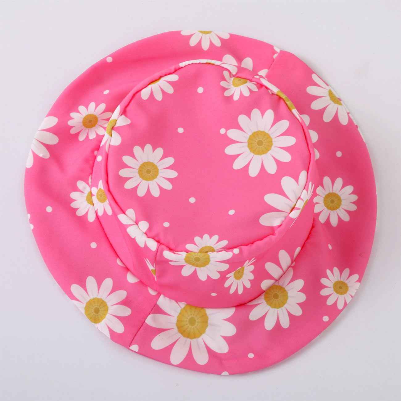 Baby Kleidung Mädchen Kleid - Gänseblümchen Ärmellos Kleider + Hut 2tlg, Blume Kleid Babykleidung Set Bekleidungssets Sommer Frühling Herbst für 0-3 Jahre (Grün/Rosa)