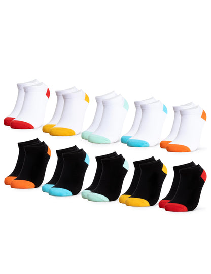 Occulto Mädchen & Jungen Sneaker Socken 10er Pack (Modell: Piccolo)