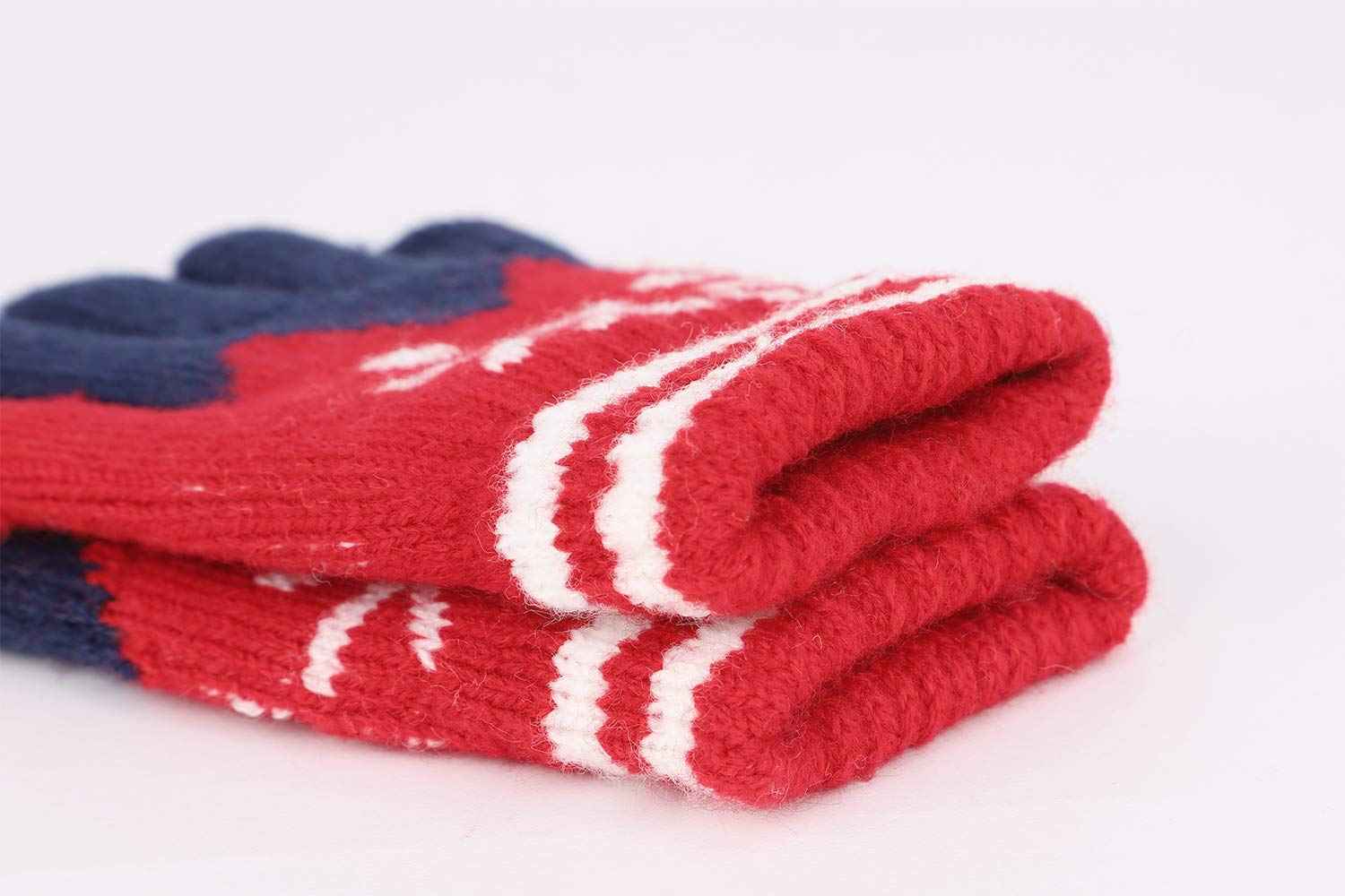 Children's Warm Winter Gloves / Mittens with Plush Lining, Cute Ski Gloves, 3 - 8 Years Old, for Skiing / Snowboarding / Playing / Running