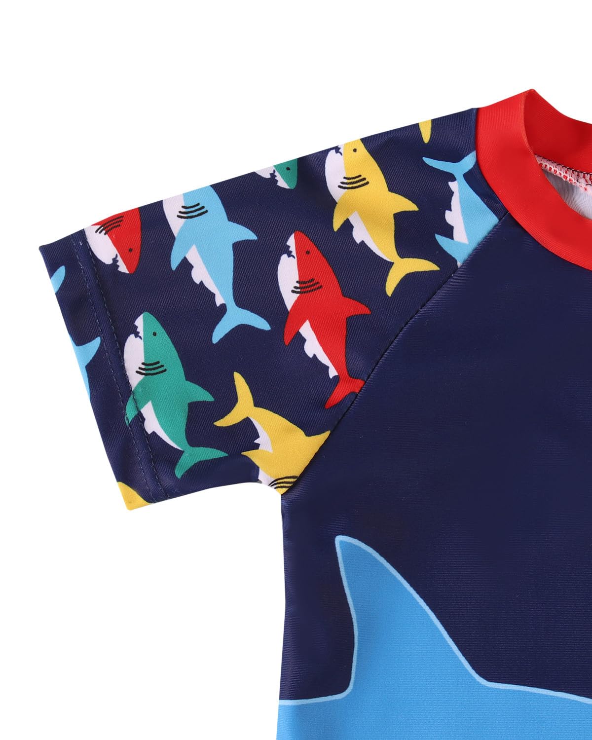 Uv Kleidung Baby Badeanzug Junge Zweiteilig Kurzärmel Schwimmshirt Badeshorts Uv Schutzkleidung 3 Monate-3 Jahre