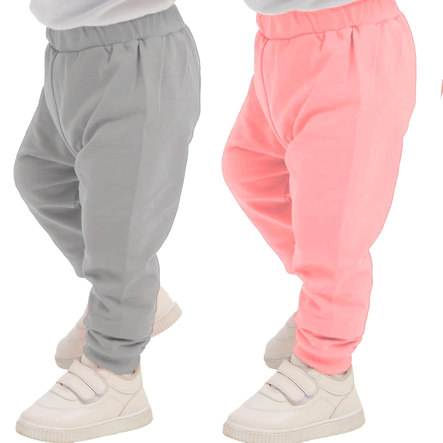 100% Baumwolle Babyhosen Kinderhosen | 2 er-Pack Lässig Sweathose Weiche und Bequeme Babykleidung für Jungen und Mädchen