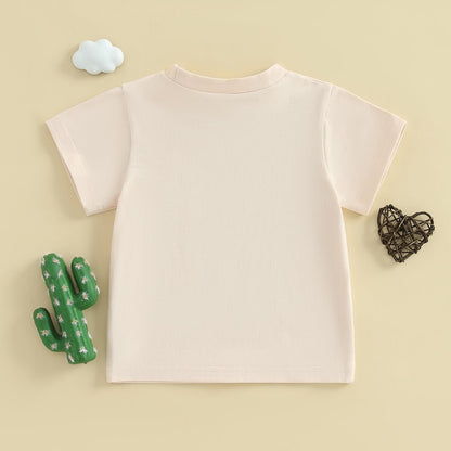 Baby Junge 1. Jahr Geburtstags T-Shirt Wild One Kurzarm Oberteil Baby Mein Erster Geburtstags Outfit Sommer Kleidung