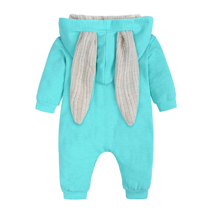 Kleinkind Baby Jungen Mädchen Baumwolle Strampler Langarm Mit Kapuze Reißverschluss Overall Body Baby Herbst Kleidung Pyjamas Outfit