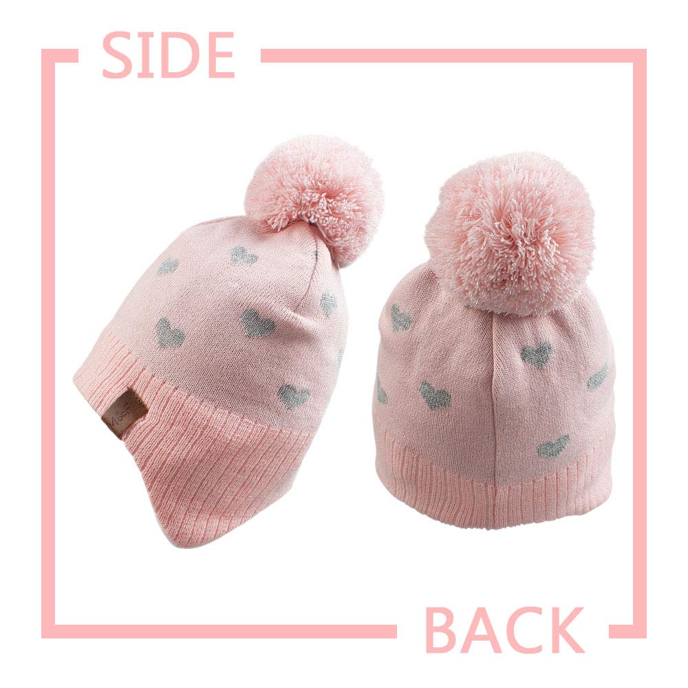XIAOHAWANG Baby Strickmütze Winter Babymütze Junge Warme Kindermütze Junge Beanie Mütze Dicke Wintermütze für Herbst,Winter