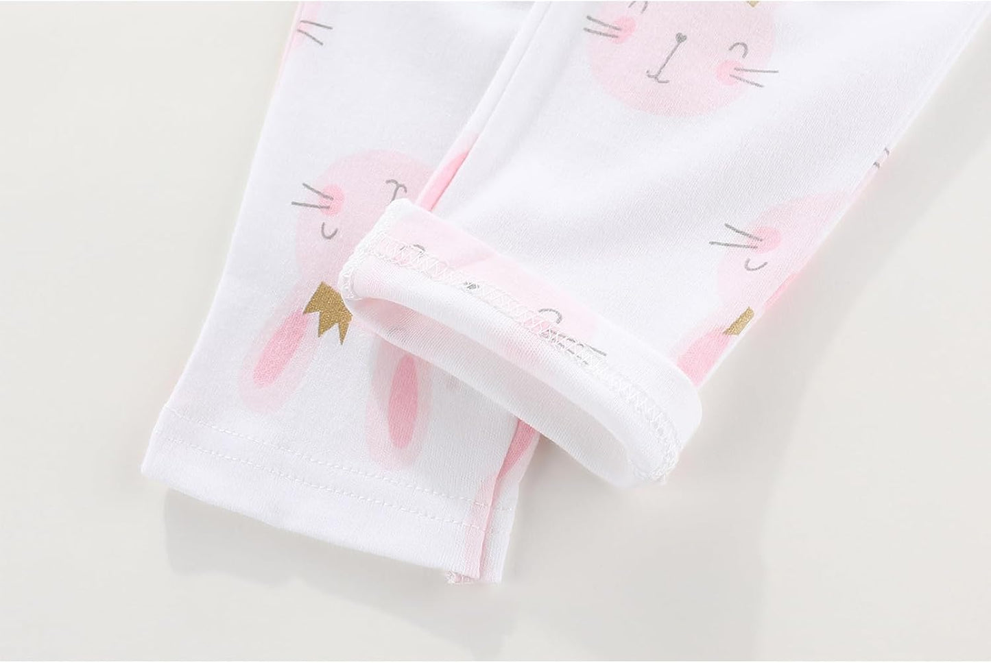 JELYLOVE Pack of 5 Unisex Baby Boy Girl Trousers Sets 100% Cotton Baby Accessories Newborn
