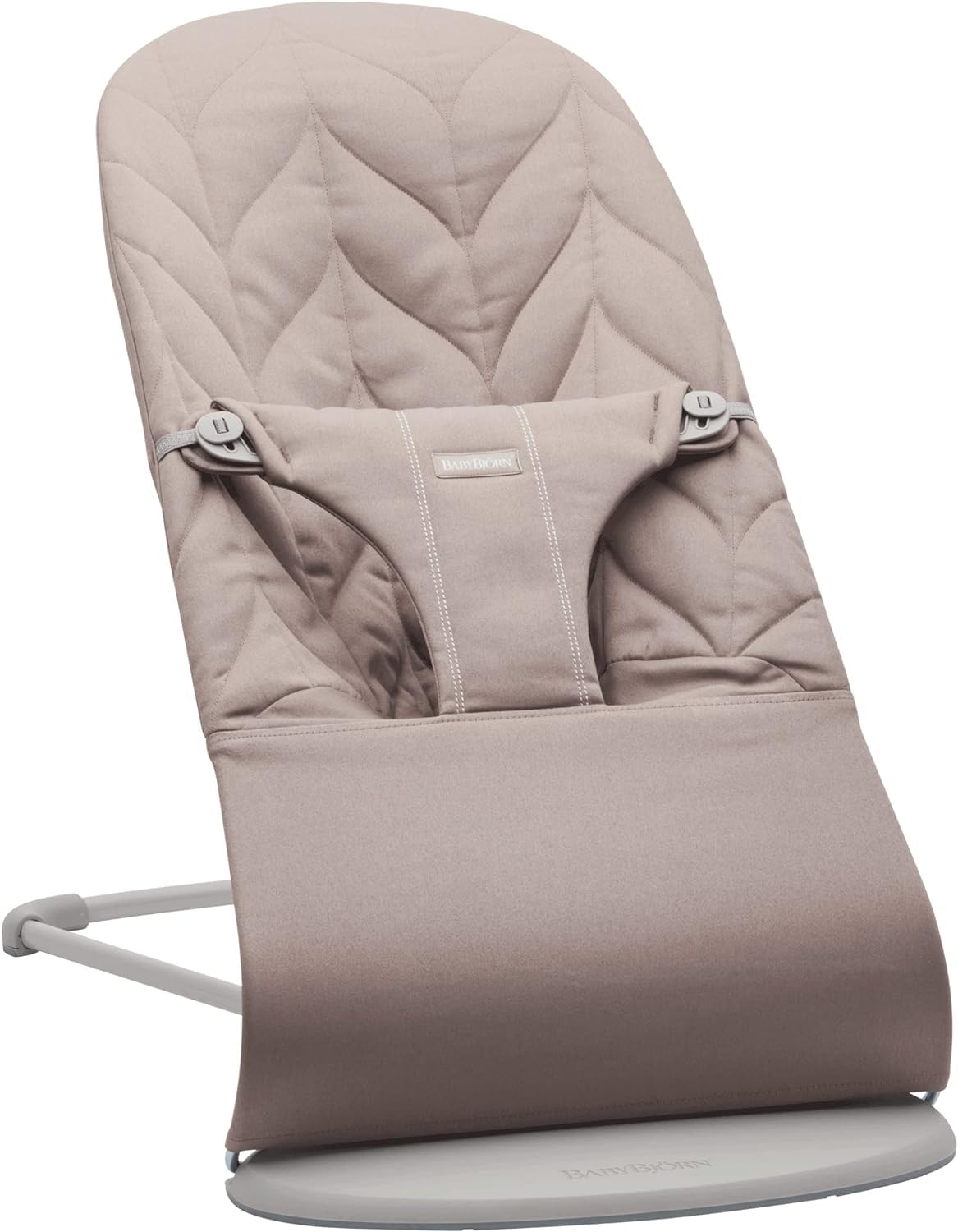 BabyBjörn Bliss Baby Bouncer, Woven, Classic Quilting, Sand Grey 