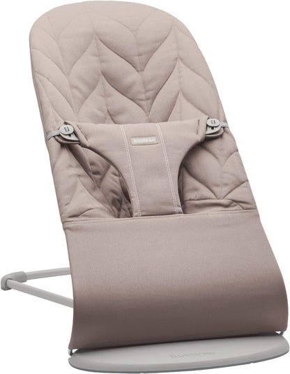 BabyBjörn Bliss Baby Bouncer, Woven, Classic Quilting, Sand Grey 