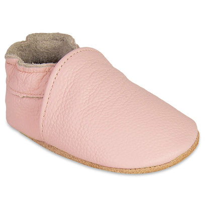 HMIYA Weiche Leder Krabbelschuhe Babyschuhe Lauflernschuhe mit Wildledersohlen für Jungen und Mädchen 0-6 Monate 6-12 Monate 12-18 Monate 18-24 Monate