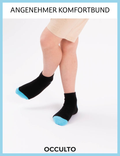 Occulto Mädchen & Jungen Sneaker Socken 10er Pack (Modell: Piccolo)