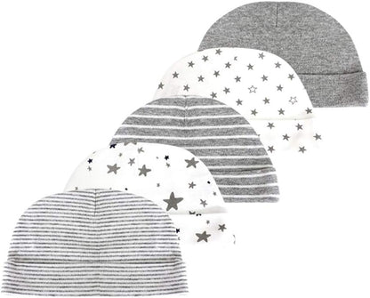 Kiddiezoom Baby-Body, Hose, Kleinkinder-Einteiler, Bekleidungs-Sets für Jungen und Mädchen aus Baumwolle, Mützen, Kratzfäustlinge