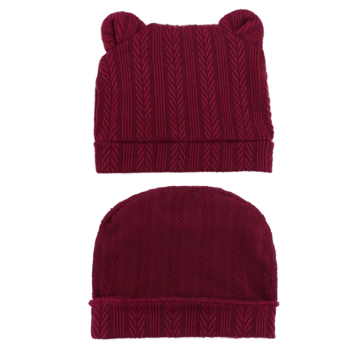 DRESHOW Neugeborenes Baby Mütze Hut und Handschuhe Set Beanie Bekleidung Unisex Infant Hut Kindergarten Mütze Baby Jungen Mädchen 0-6 Monate