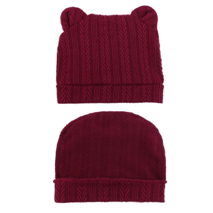DRESHOW Neugeborenes Baby Mütze Hut und Handschuhe Set Beanie Bekleidung Unisex Infant Hut Kindergarten Mütze Baby Jungen Mädchen 0-6 Monate