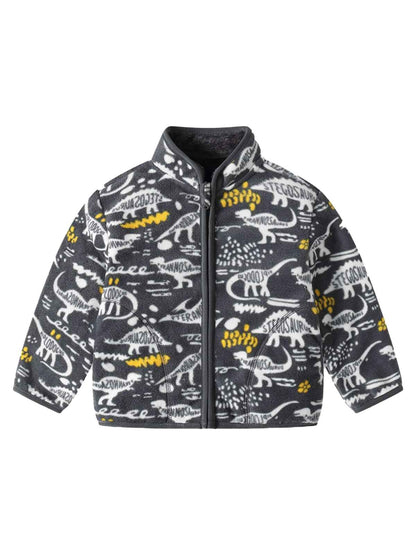 LUVCES Baby Jacket Boys Unisex Toddler Girls Kids Warm Fleece Jacket Full Zip Pullover Outerwear Sweatshirt