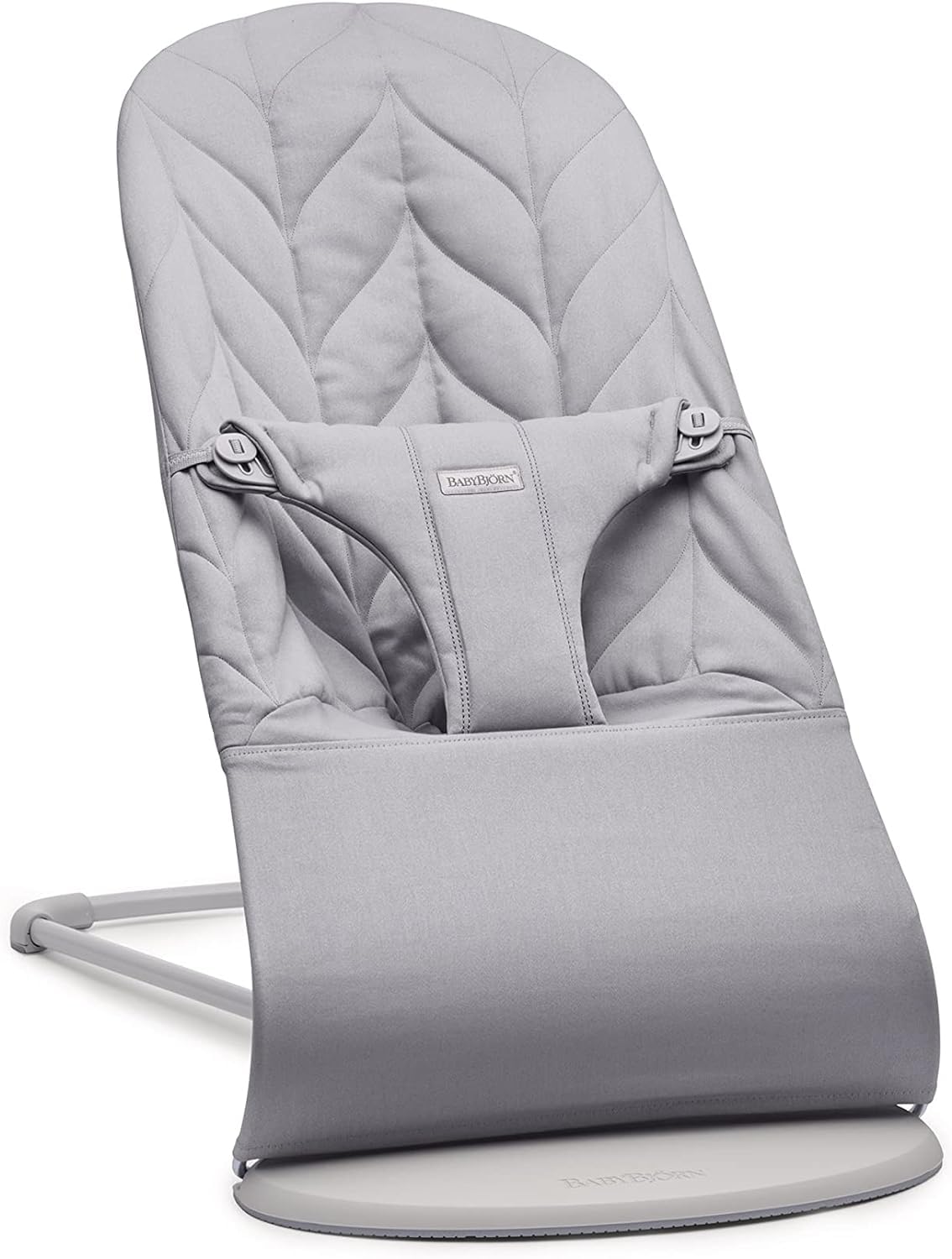 BabyBjörn Bliss Baby Bouncer, Woven, Classic Quilting, Sand Grey 