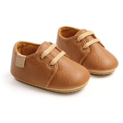 LACOFIA Baby Boy Girl First Walking Shoes Non-Slip Laces Crawling Shoes First Baby Shoes