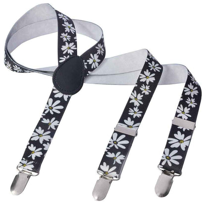 Long Kids Y Shape 3 Clips Elastic Slim Braces