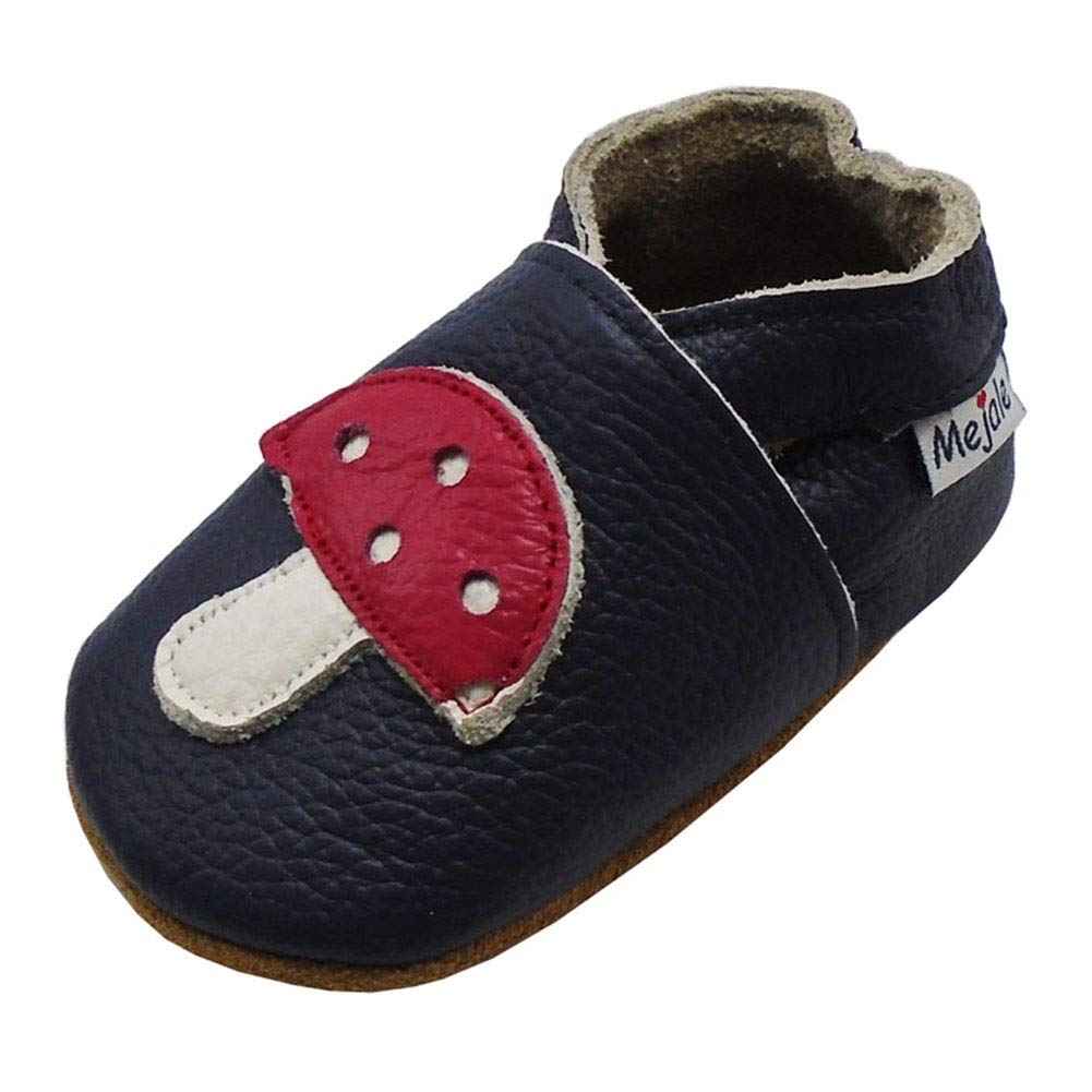 Mejale Leather Baby Shoes First Walking Shoes Crawling Shoes Toddler Children's Shoes Slippers