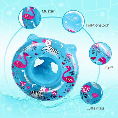 Baby Schwimmring, Baby Schwimmen Ring, Schwimmhilfe mit Schwimmsitz, Schwimmreifen für Kleinkind von 6 Monate bis 48 Monate, Schwimmlernhilfe für Mädchen und Jungs