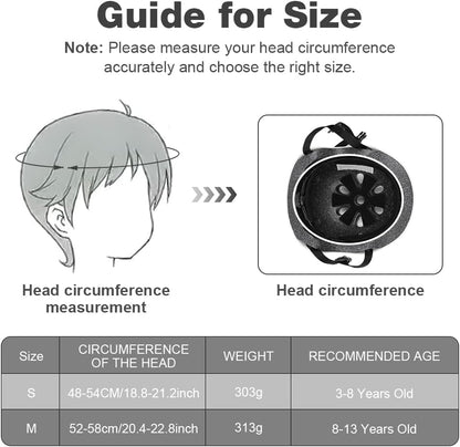 Flintronic Children's Bicycle Helmet, Children's Helmet, Bicycle Helmet for Children, Adjustable Skateboard Helmet for Bicycle, Skateboard, Scooter, Skating, Scooter, BMX for 2-13 Years