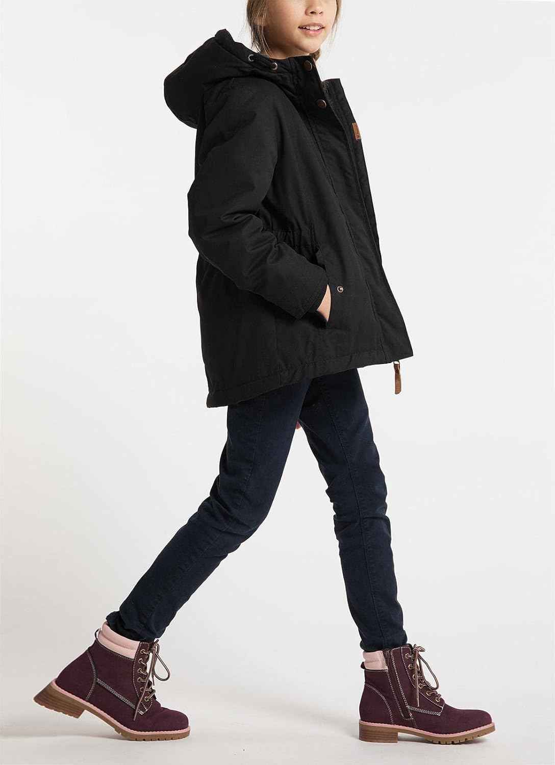 Ragwear Elvina Children's Girls' Winter Jacket Winter Coat Outdoor Jacket with Hood 128-152