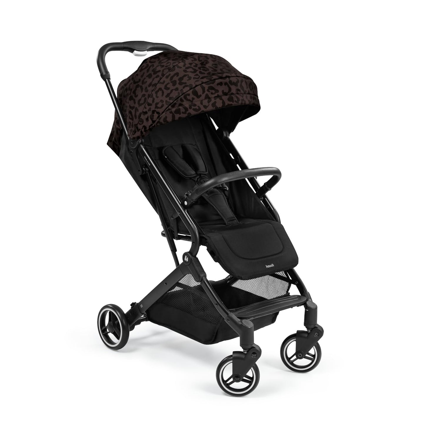 Hauck Travel N Care Dark Olive Stroller – Lightweight travel buggy for children from birth to 22 kg with reclining function, compact and UPF 50+