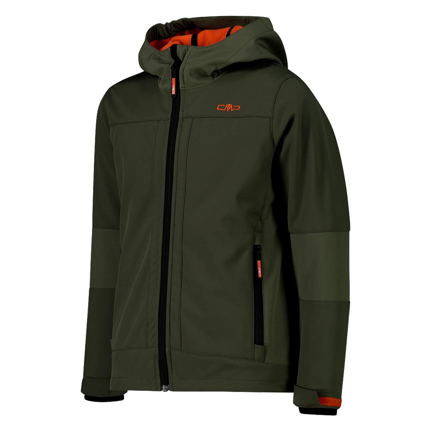 CMP Unisex Children's Giacca in Softshell Da Bambini Con Cappuccio Fisso Softshell Jacket for Children with Fixed Hood