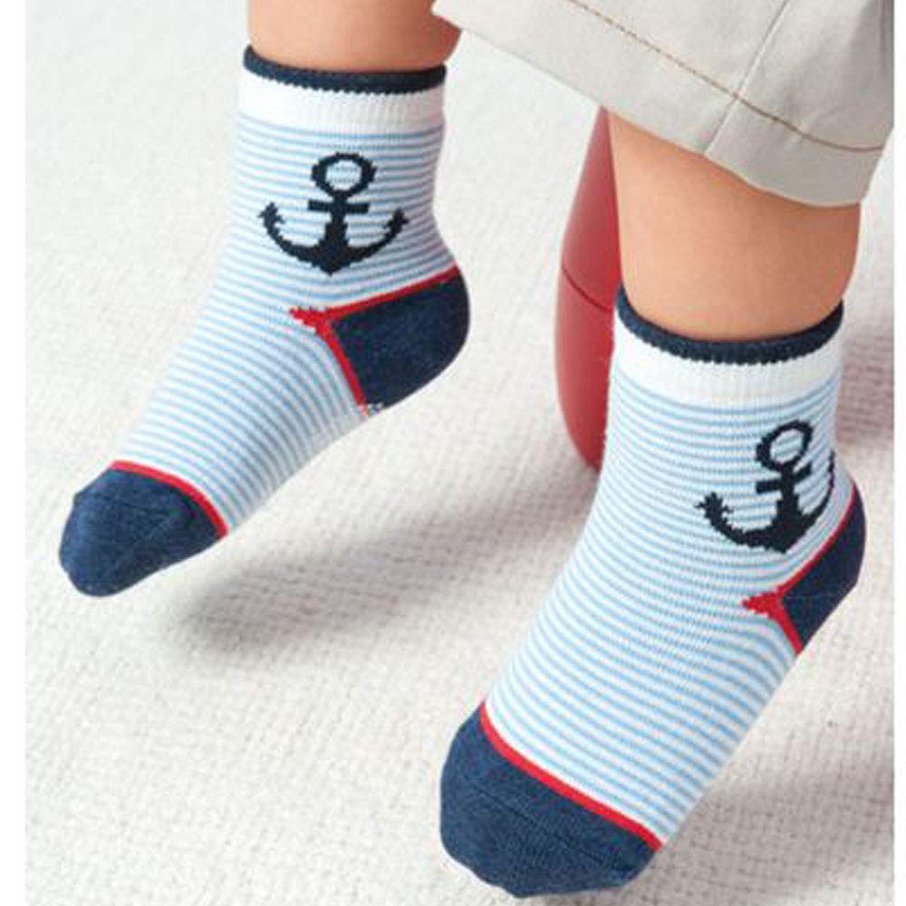 HYCLES Baby ABS Socks Children 0-7 Years 12 Pairs Stopper Socks Children Non-Slip Socks Child Boys Girls 23-26 27-30 Toddler Socks Baby