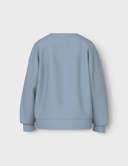 NAME IT Girls' Nkfvanita LS RLX Sweat Unb